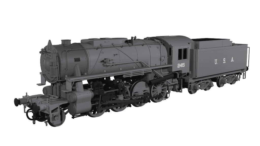 Rapido 926502 USATC S160 No.2415 - Wartime Grey - DCC SOUND OO Gauge *PRE ORDER £341.96*