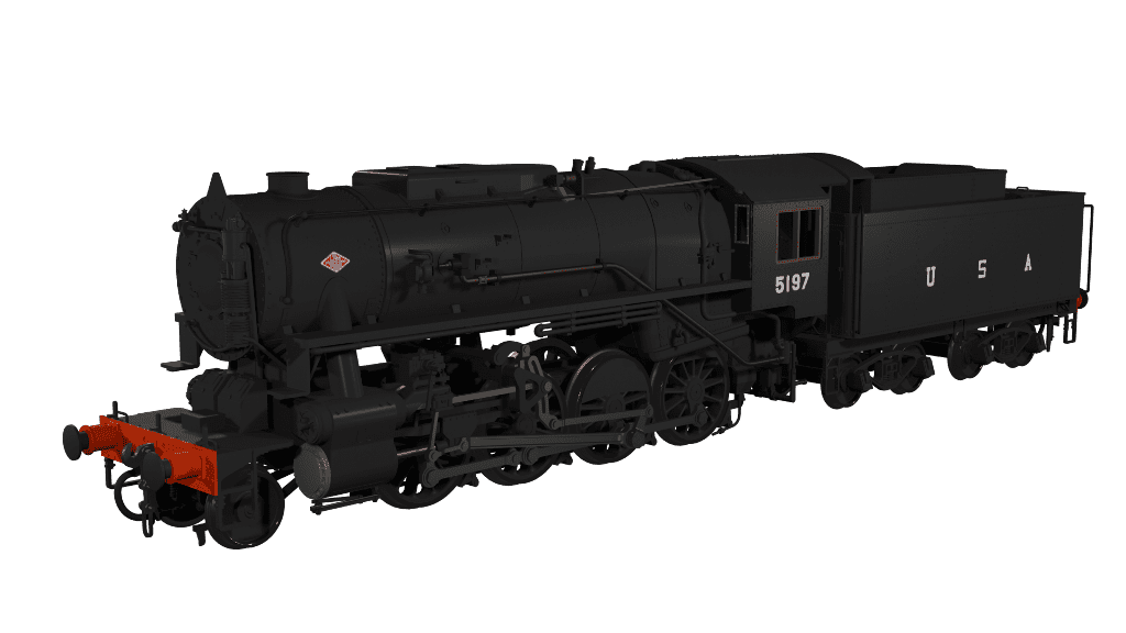 Rapido 926510 USATC S160 No.5197 - Black as Preserved - DCC SOUND OO Gauge *PRE ORDER £341.96*