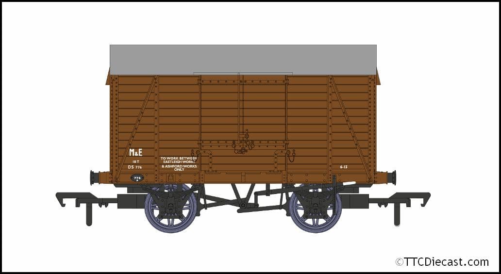 Rapido 927010 D1426 10t Covered Van - BR Departmental No.DS776 - OO Gauge