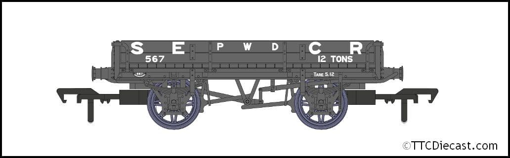 Rapido 928001 D1744 Ballast Wagon - SECR No.567 - OO Gauge
