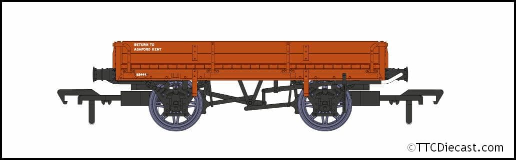 Rapido 928008 D1744 Ballast Wagon - BR Departmental 62444 - OO Gauge