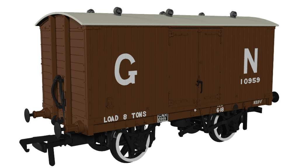 Rapido 930001 GNR 8 Ton Van - GN Livery No.10959 OO Gauge *PRE ORDER £31.46*