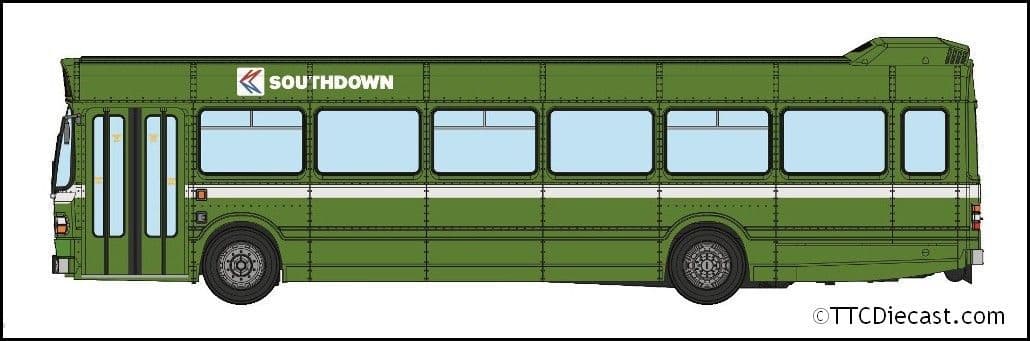 Rapido 941008 Leyland National Southdown NBC green with white stripe, BCD807L, *PRE ORDER £ TBC*