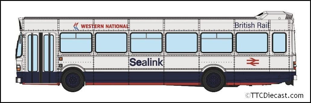 Rapido 941020 Leyland National Western National BR Sealink, MOD823P, 1/76 Scale *PRE ORDER £ TBC*