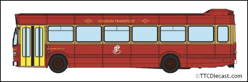 Rapido 941024 Leyland National London Transport 50th anniversary red BYW402V *PRE ORDER £ TBC*