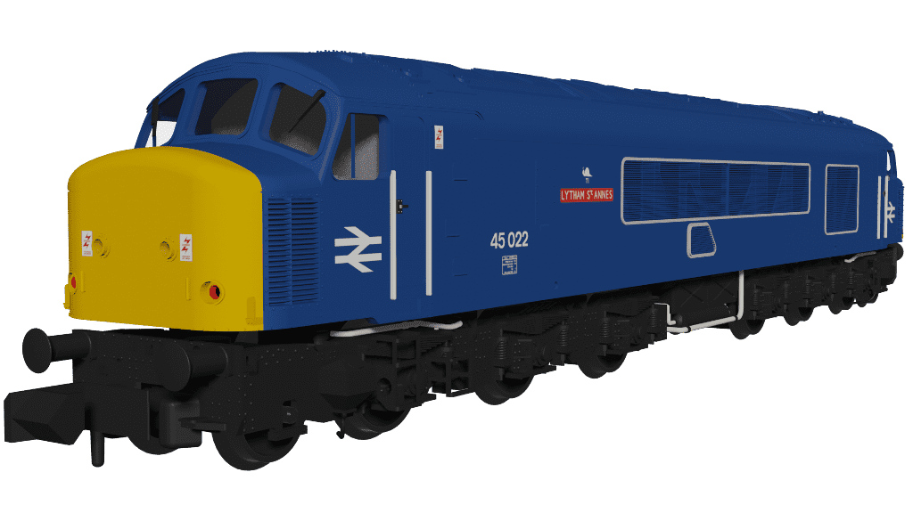 Rapido 948610 Class 45 45022 "Lytham St Annes" BR Blue BR Blue With Sealed Beam Headlights - DCC SOUND N Gauge *PRE ORDER £224.96*