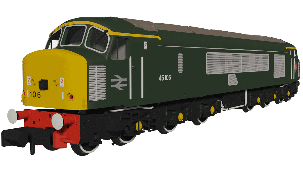 Rapido 948612 Class 45 45106 Heritage BR Green With Sealed Beam & Hight Intensity Headlights - DCC SOUND N Gauge *PRE ORDER £224.96*