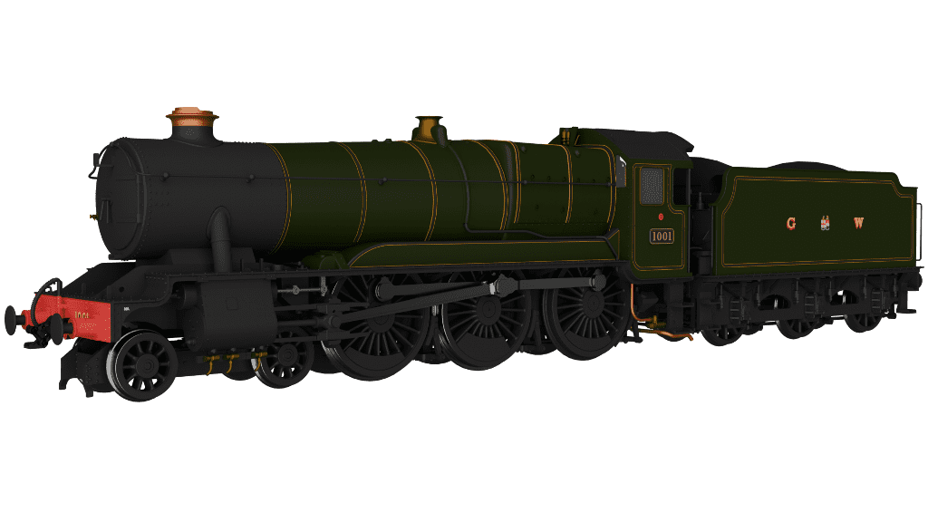 Rapido 954001 GWR County No.1001 G W Lined Green OO Gauge *PRE ORDER £224.96*