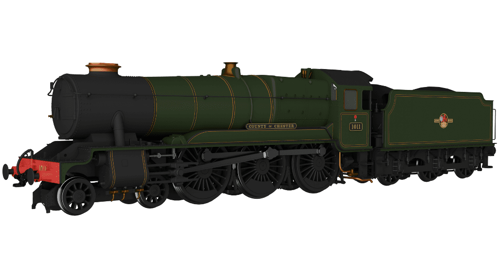 Rapido 954510 GWR County No.1011 'County of Chester' BR Lined Green Late Crest - DCC SOUND OO Gauge *PRE ORDER £328.46*