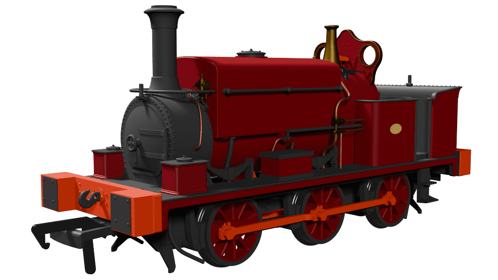 Rapido 960008 Manning Wardle L Class - Plain Red OO Gauge *PRE ORDER £134.96*