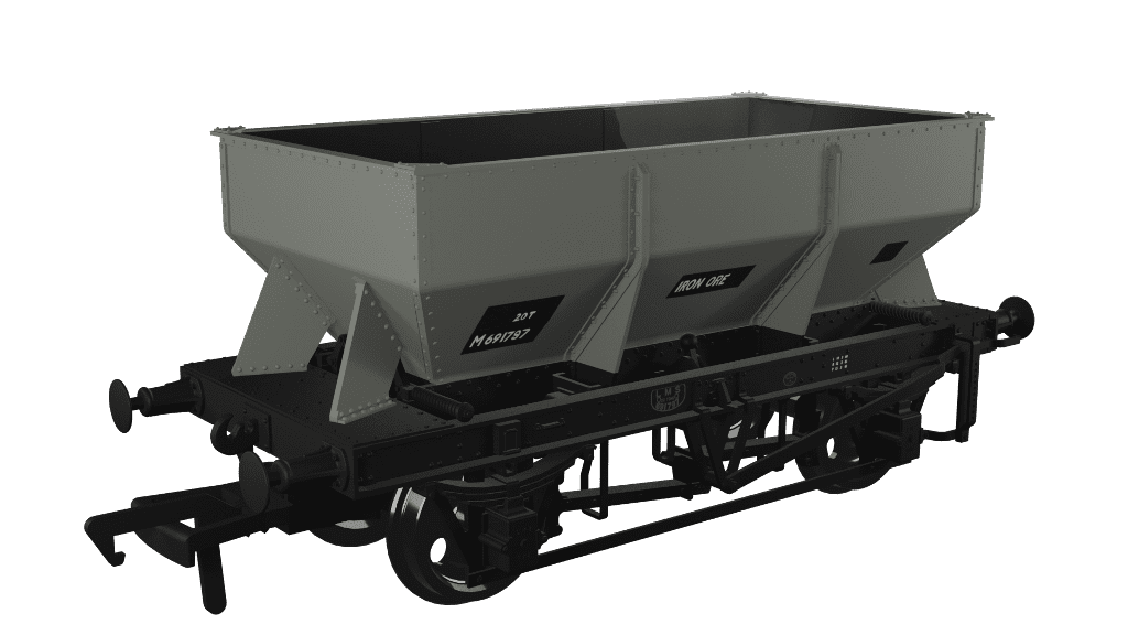 Rapido 963009 LMS Iron Ore Hopper - BR (Iron Ore) No.M691797 OO Gauge *PRE ORDER £31.46*