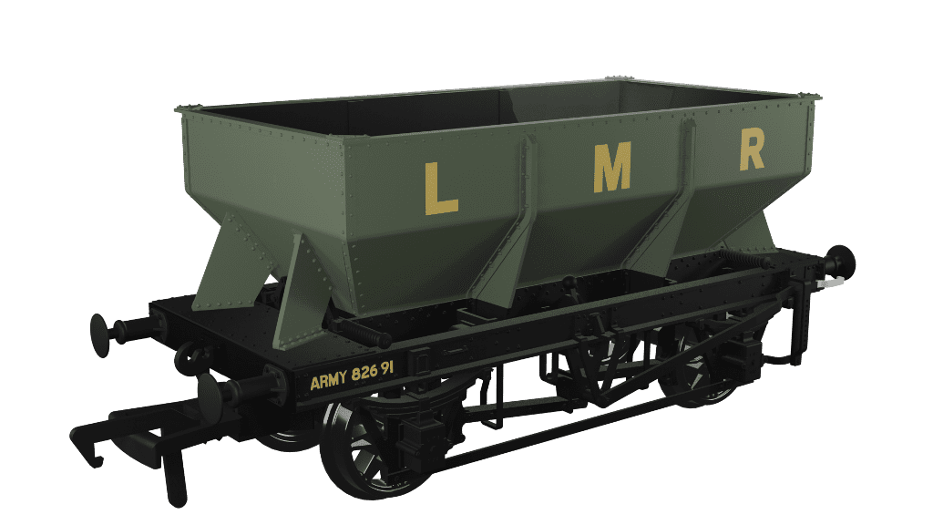 Rapido 963015 LMS Iron Ore Hopper - Longmoor Military Railway No.82691 OO Gauge *PRE ORDER £31.46*