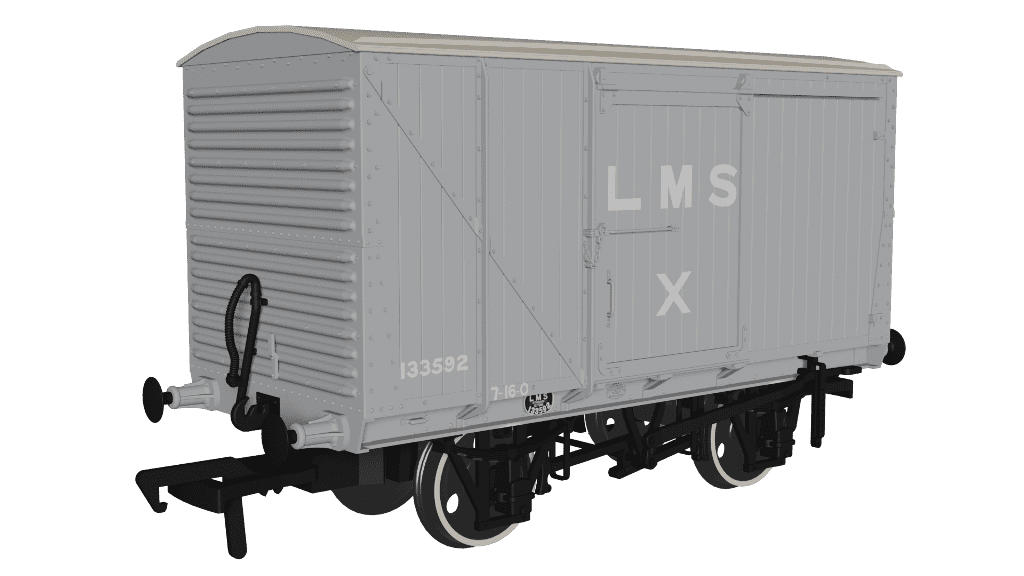 Rapido 970003 LMS D1663 Van - LMS (pre-36) No.133592 OO Gauge *PRE ORDER £29.66*