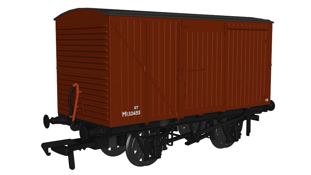 Rapido 970010 LMS D1663 Van - BR No.M132445 OO Gauge *PRE ORDER £29.66*