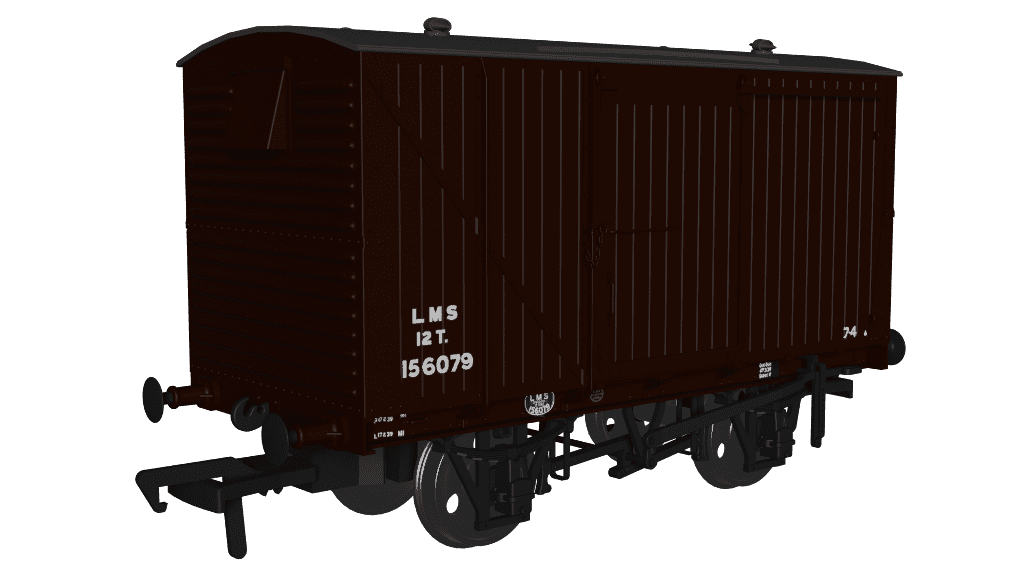 Rapido 970104 LMS D1832A Van - LMS (post-36) No.156079 OO Gauge *PRE ORDER £29.66*