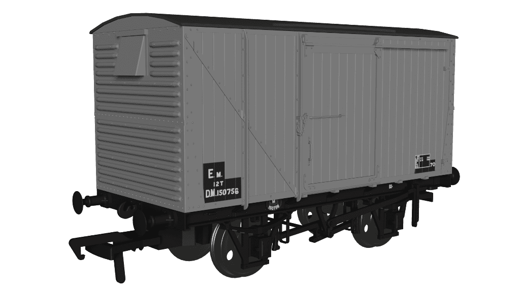 Rapido 970112 LMS D1832A Van - BR Departmental No.DM150756 OO Gauge *PRE ORDER £29.66*