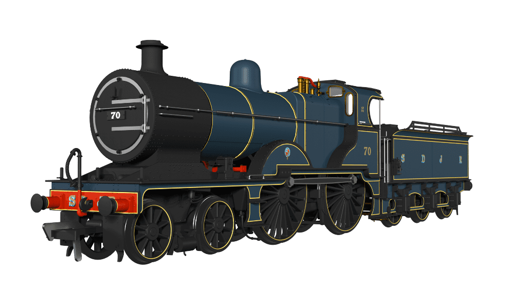 Rapido 974504 MR 483 No.70 SDJR Blue - DCC SOUND OO Gauge *PRE ORDER £287.96*