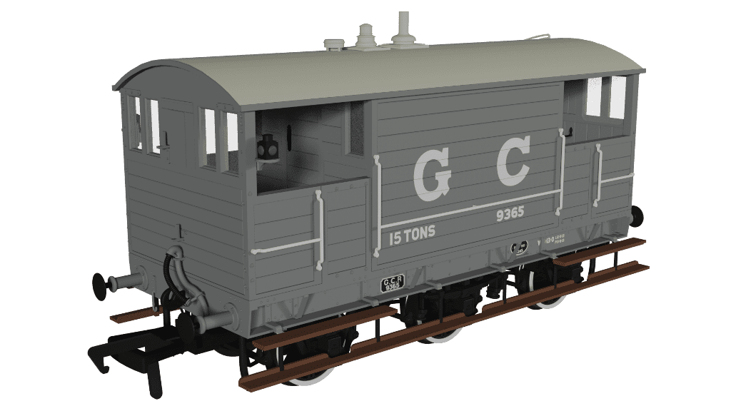 Rapido 975002 GCR 15T 6w Brake - GC Grey No.9365 OO Gauge *PRE ORDER £42.26*