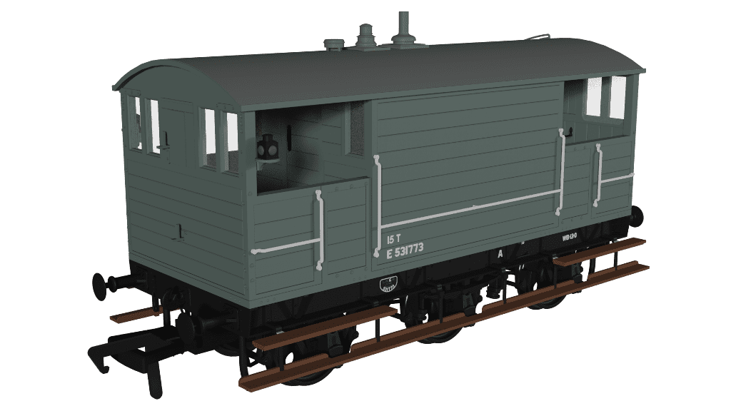 Rapido 975014 GCR 15T 6w Brake - BR Grey No.E531773 OO Gauge *PRE ORDER £42.26*