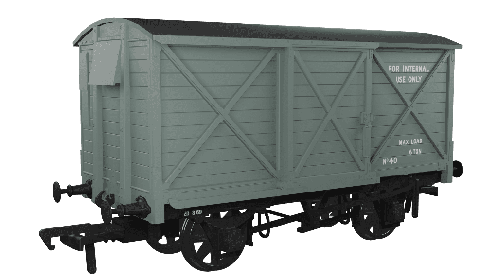 Rapido 976019 CR Dia.67 10t Van, RNAD No.40, OO Gauge