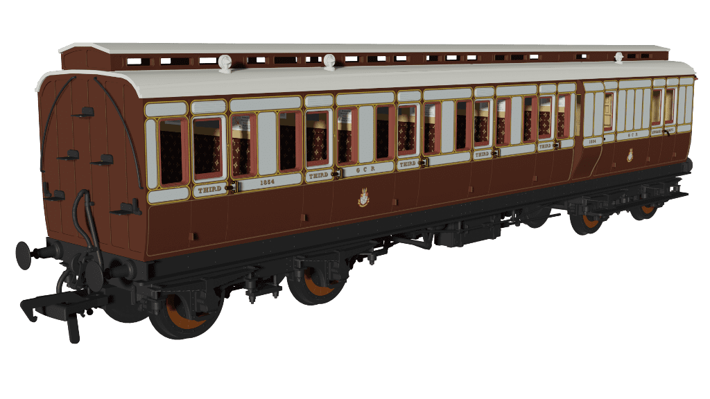 Rapido 978018 GCR Evolution Non-Corridor Brake Third No.1854 OO Gauge *PRE ORDER £62.96*