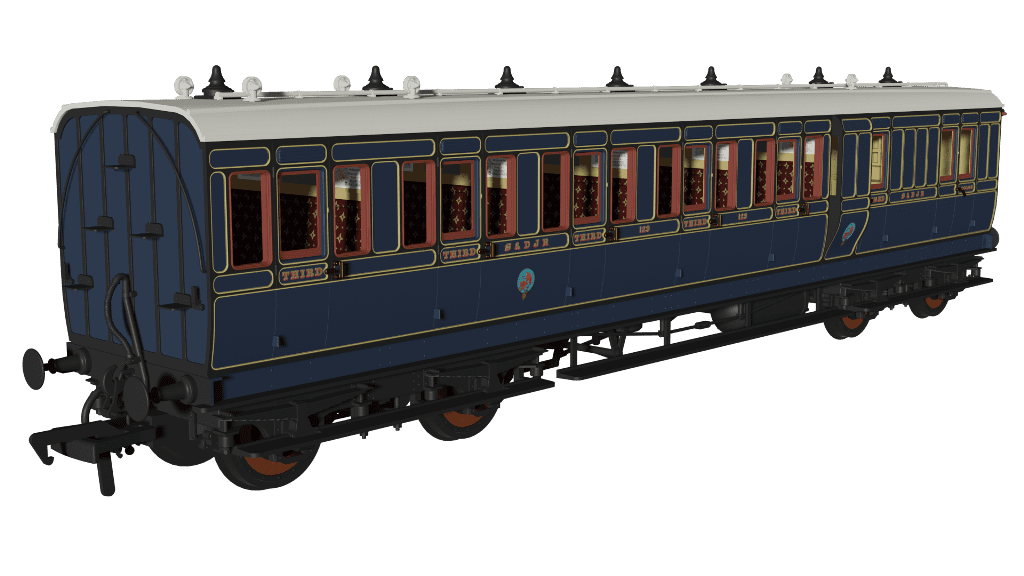 Rapido 978026 SDJR Evolution Non-Corridor Brake Third No.123 OO Gauge *PRE ORDER £62.96*