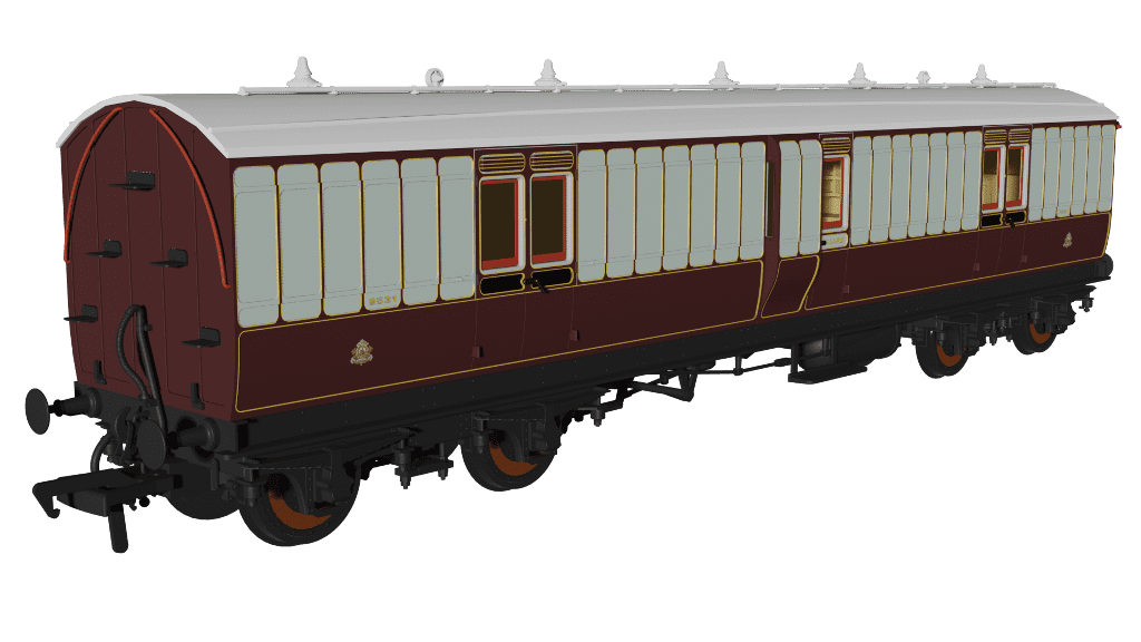 Rapido 978042 LNWR Evolution Non-Corridor Full Brake No.9531 OO Gauge *PRE ORDER £62.96*