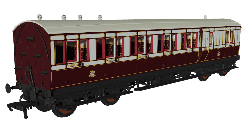 Rapido 978108 Caledonian Evolution Non-Corridor Brake Third No.654 OO Gauge *PRE ORDER £62.96*