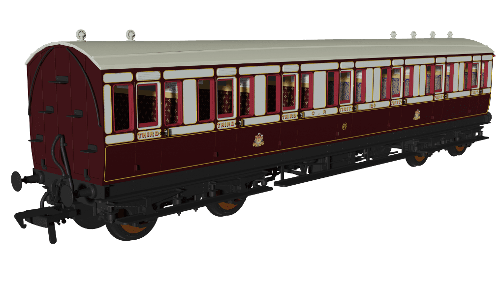 Rapido 978110 Caledonian Evolution Non-Corridor Composite No.129 OO Gauge *PRE ORDER £62.96*