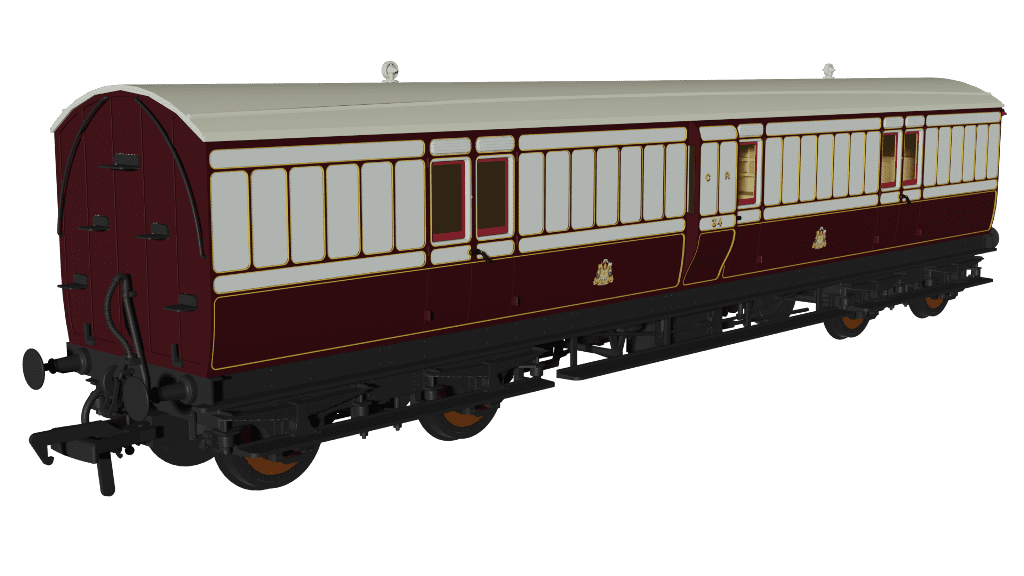 Rapido 978112 Caledonian Evolution Non-Corridor Full Brake No.34 OO Gauge *PRE ORDER £62.96*