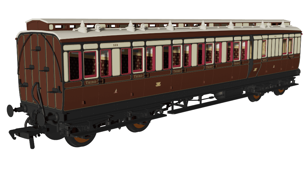 Rapido 978132 GWR (pre-1904) Evolution Non-Corridor Brake Third No.323 OO Gauge *PRE ORDER £62.96*