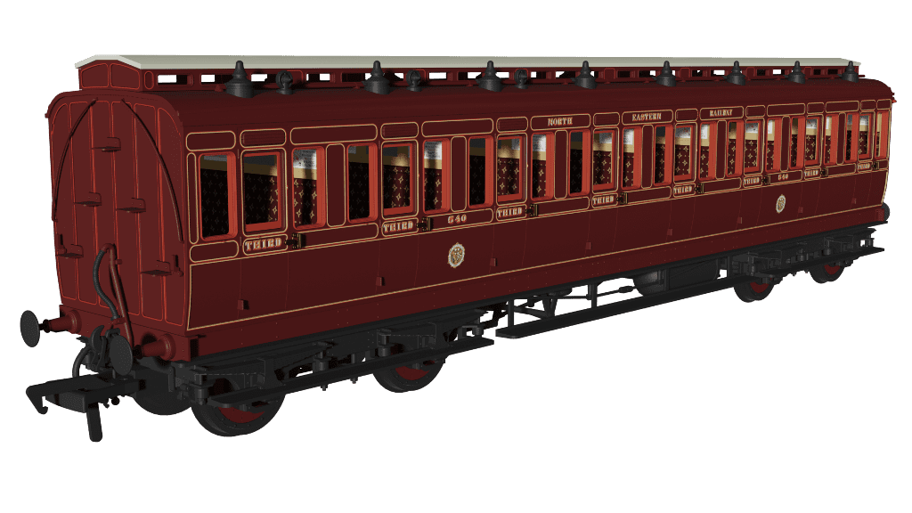 Rapido 978151 NER Evolution Non-Corridor Third No.540 OO Gauge *PRE ORDER £62.96*