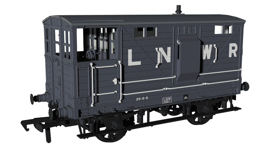Rapido 987001 LNWR D17b Brake - LNWR No.1122b OO Gauge *PRE ORDER £42.26*