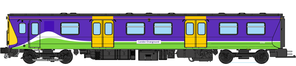 Revolution RT-N-313-322DC London Overground branded Silverlink colours class 313 - 313124 (DC)