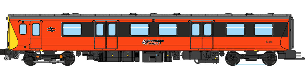 Revolution RT-N-314-301DC Strathclyde orange livery class 314 314211 N Gauge - PRE ORDER £269.95