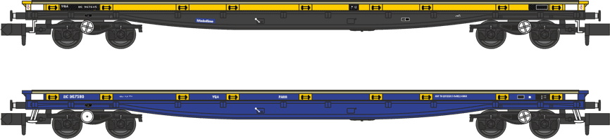 Revolution RT-N-YQA-210 Twin pack of YQA Parrs with Mainline branding. N Gauge