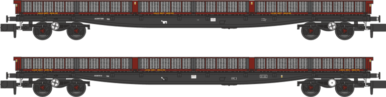 Revolution RT-N-YQA-211 Twin pack of Super Tench in EWS livery N Gauge