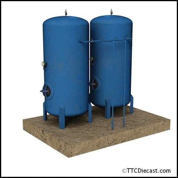 Scenecraft 44-0112 Cylindrical Tanks, OO Gauge