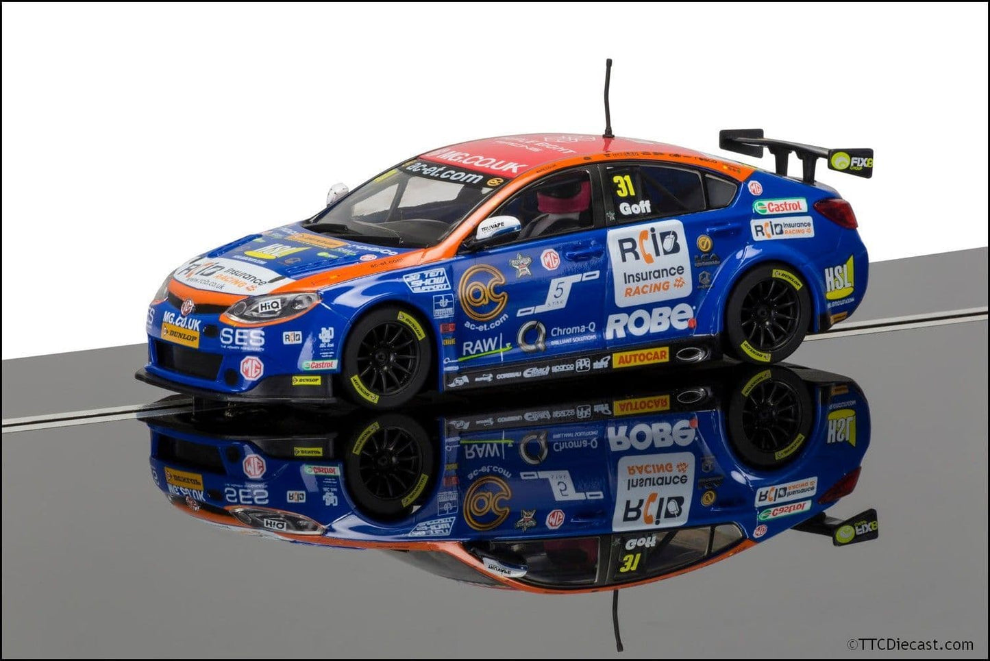 Scalextric C3736 BTCC MG6 - Triple Eight Racing No.31 Jack Goff, Brands Hatch 2015 *LAST FEW*