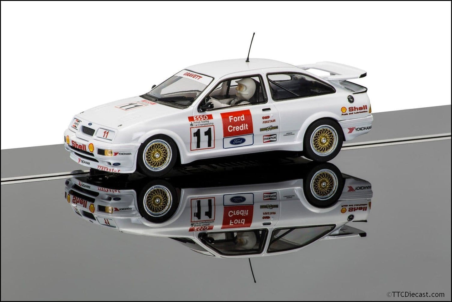 Scalextric C3781 Ford Sierra RS500 - No.11 Robb Gravett, BTCC Brands Hatch 1990 *LAST ONE*