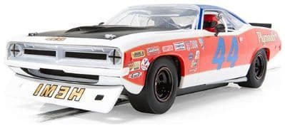 Scalextric C4525 Plymouth Barracuda - Spa Summer Classic 2023 in Clear Box