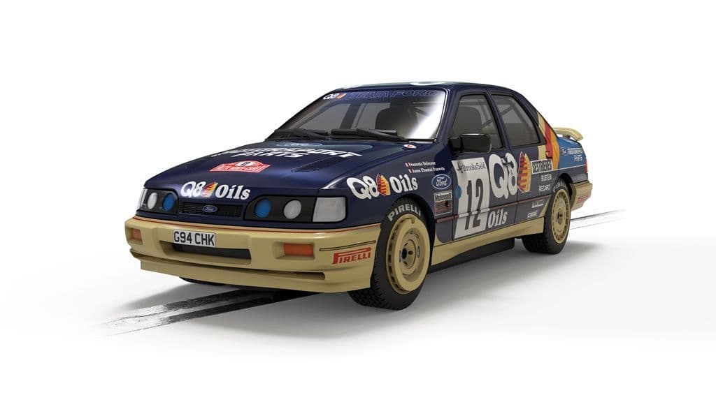 Scalextric C4607 Ford Sierra Sapphire Cosworth, 1991 Monte Carlo Rally, Francois Delecour PRE ORDER