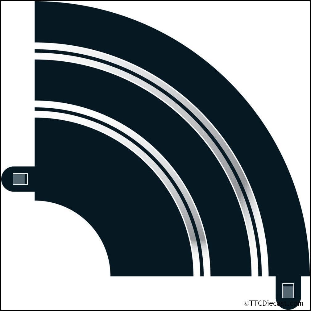 Scalextric C8202 Radius 1 Curve 45° x 2