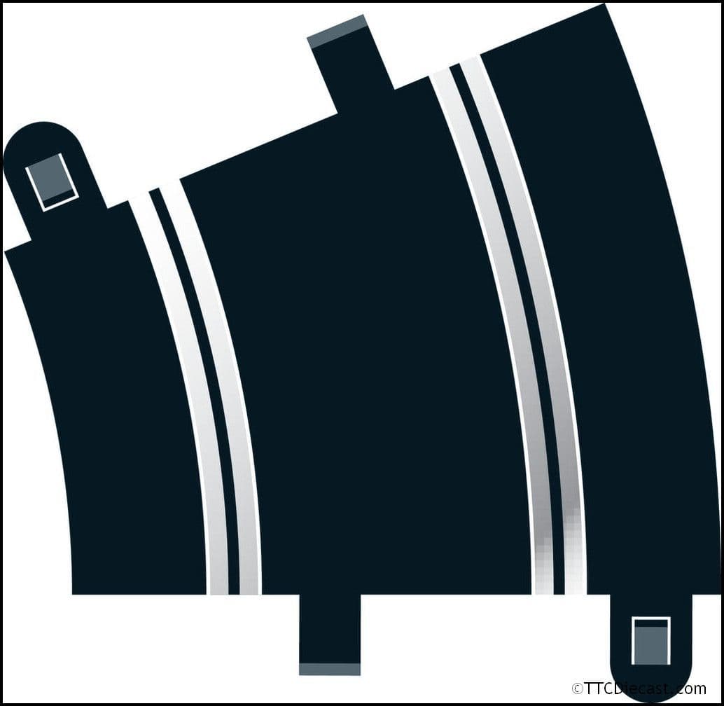 Scalextric C8234 Radius 2 Curve 22.5° x 2
