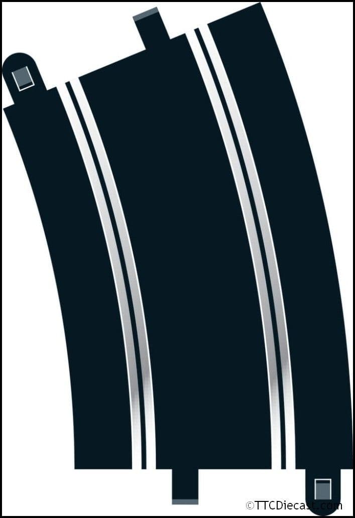 Scalextric C8235 Radius 4 Curve 22.5° x 2