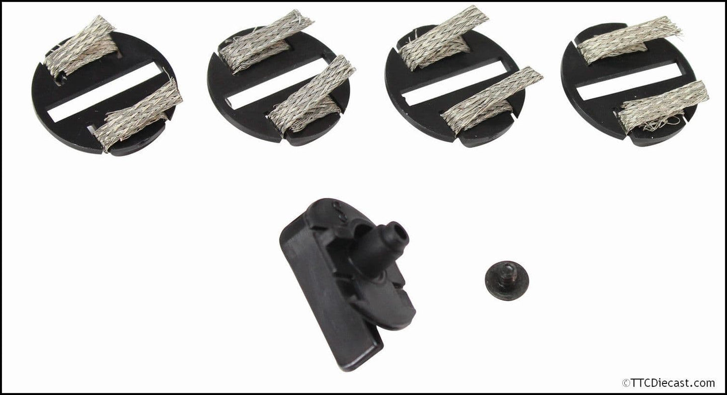 Scalextric C8329 Guide Blades x 4, Braid Plates x 4 and Screw Pack