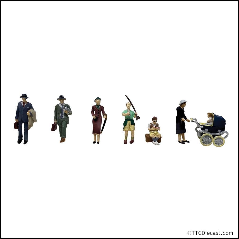 Scenecraft 36-442 Post-War Era Figures Set B, OO Gauge