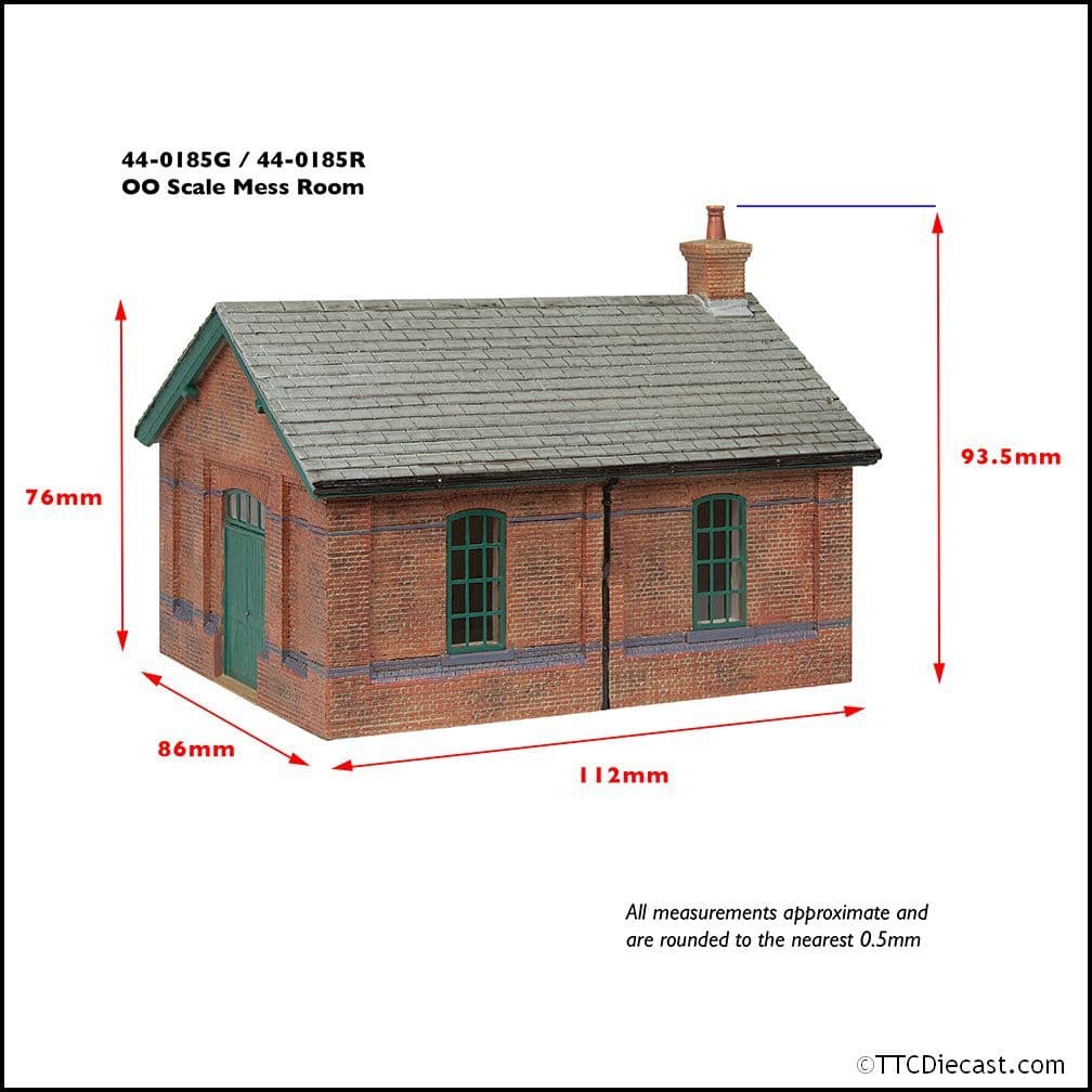 Scenecraft 44-0185G GCR Mess Room Green, OO Gauge