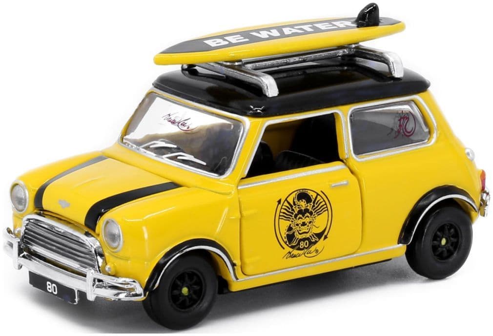 Tiny 64989 Mini Cooper Mk 1 Bruce Lee w/Surf Board 1:50 Scale *PRE ORDER £21.84*