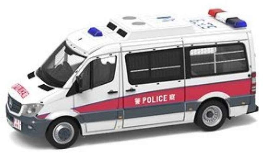Tiny ATC65081 Mercedes Benz Sprinter FL Police White/Red 1:76 Scale